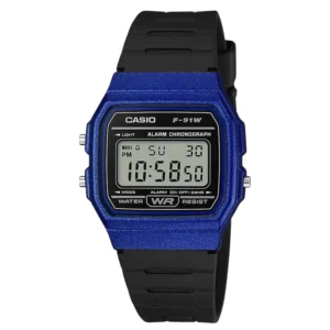 Relógio Casio Unissex Digital Resina Bicolor - F-91WM-2ADF-SC