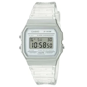 Relógio Casio Unissex Digital Resina Bicolor - F-91WS-7DF-SC