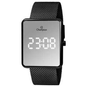 Relógio Champion Feminino Digital Metal Preto - CH40080K
