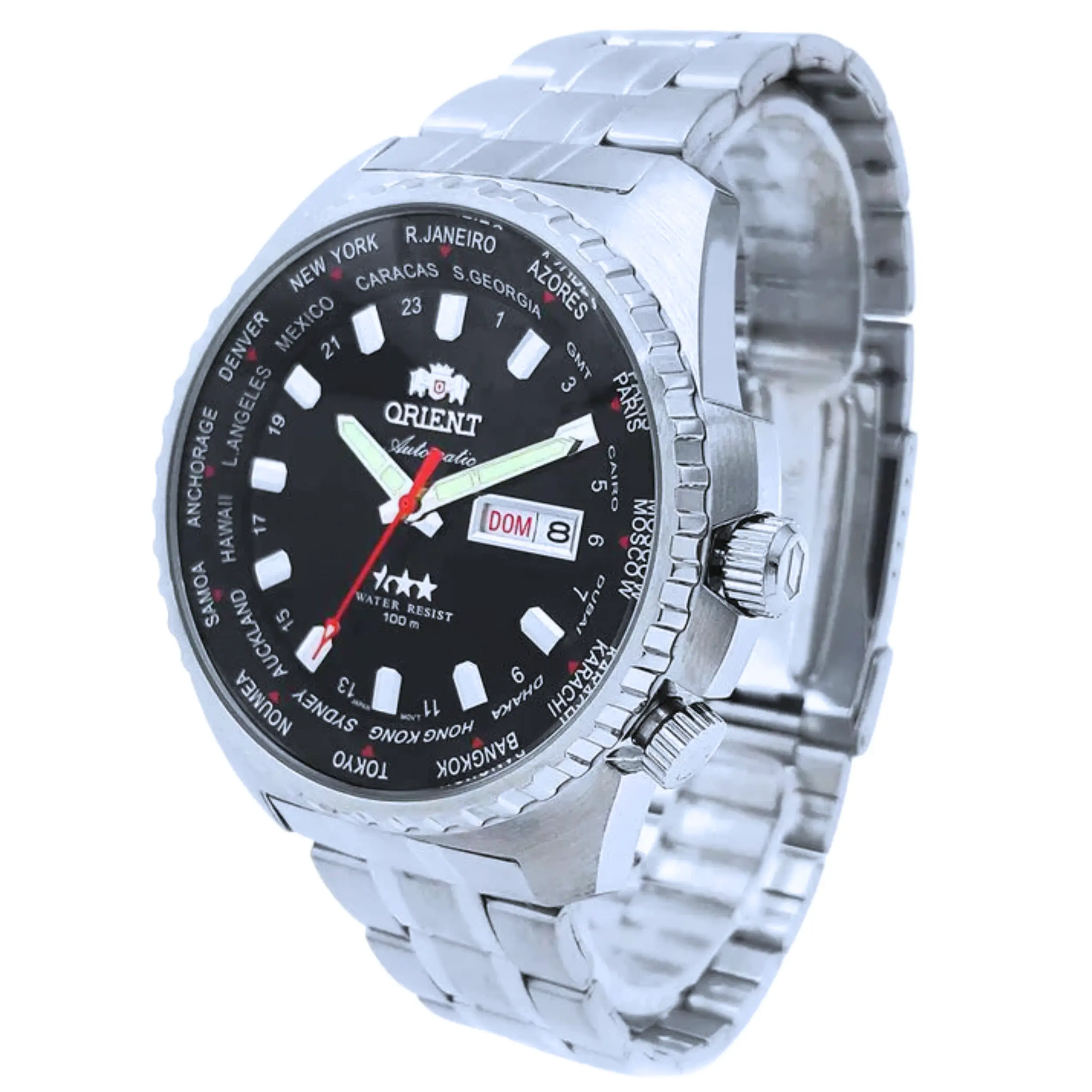 Relógio Orient Masculino Automático Metal Prata - 469SS057F P1SX - Imagem 3