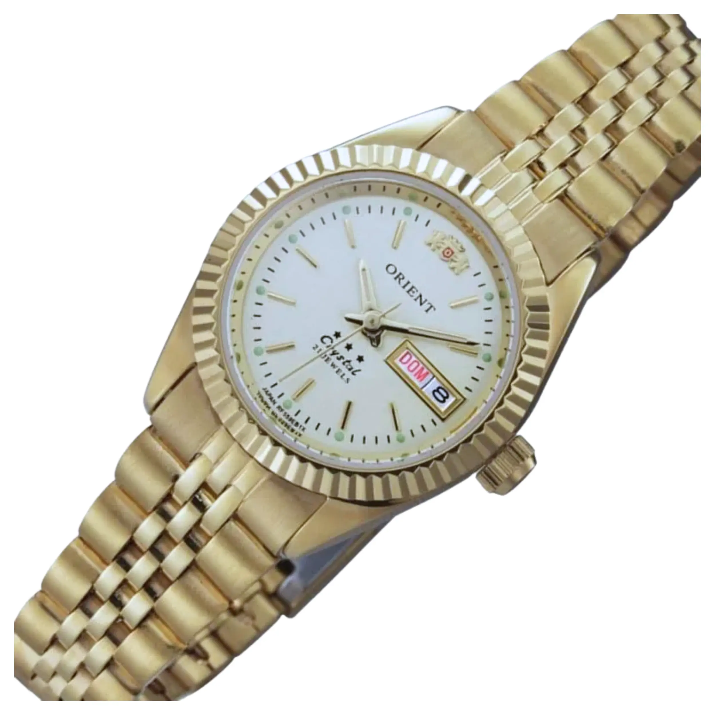 Relógio Orient Feminino Automático Metal Dourado - 559EB1NH C1KX - Imagem 4