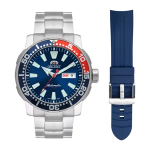 Relógio Orient Masculino Automático Metal Prata - F49SS034 D1SX