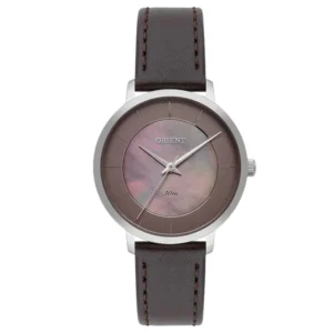 Relógio Orient Feminino Analógico Couro Marrom -  FBSC0013 G1NX