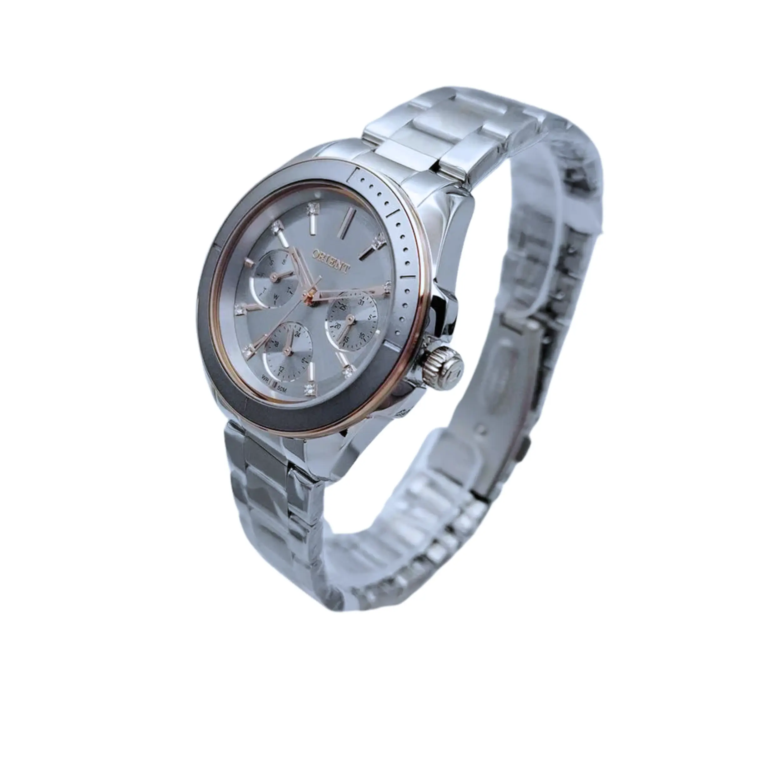Relógio Orient Feminino Analógico Metal Prata - FTSSM067G1SX - Imagem 3