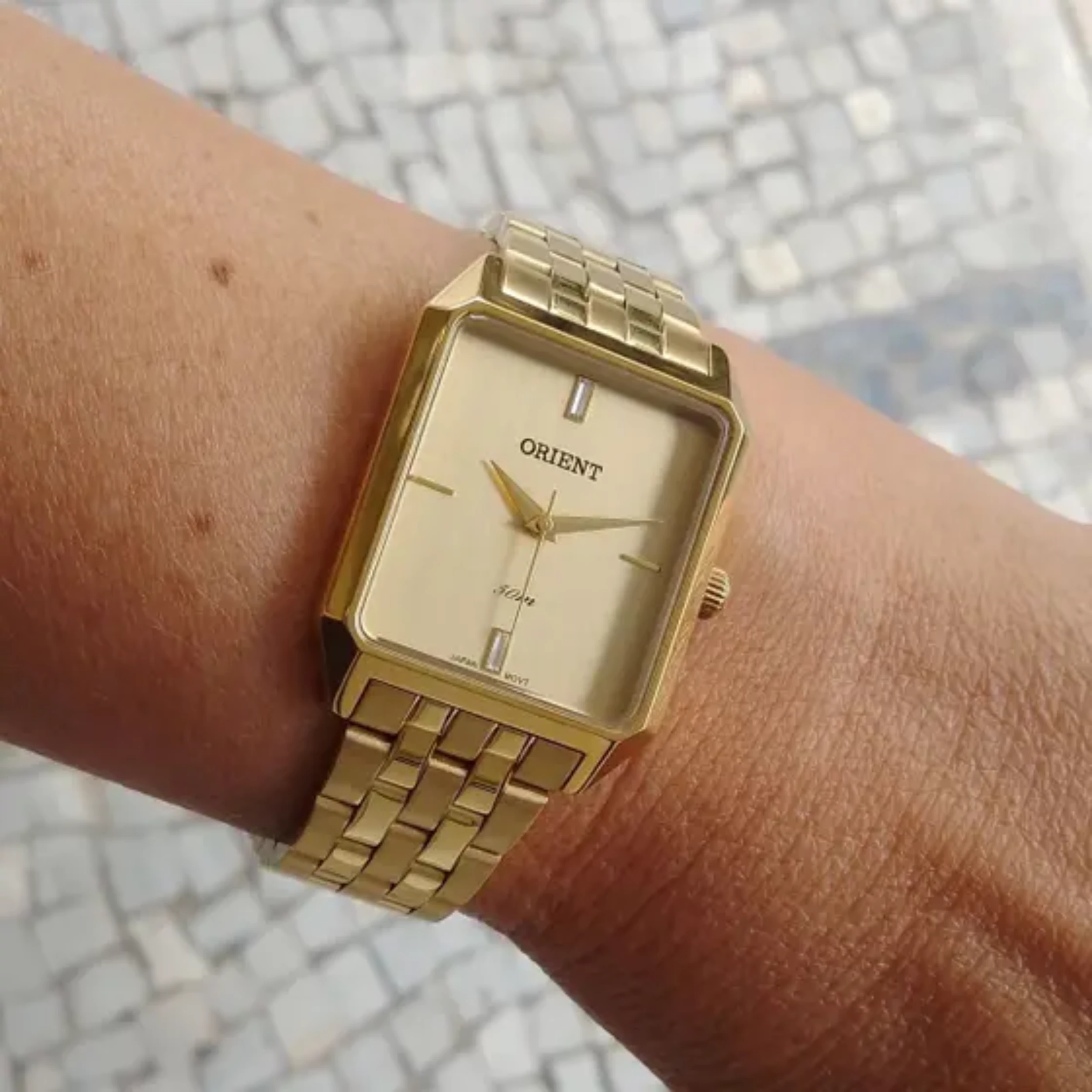 Relógio Orient Feminino Analógico Metal Rosé - LRSS0007 S1RX - Imagem 2