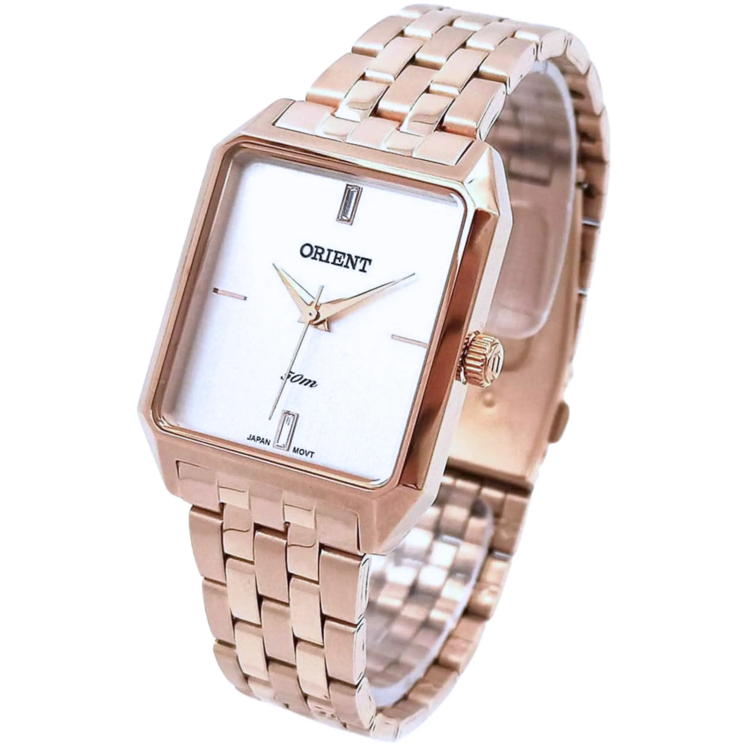 Relógio Orient Feminino Analógico Metal Rosé - LRSS0007 S1RX - Imagem 3
