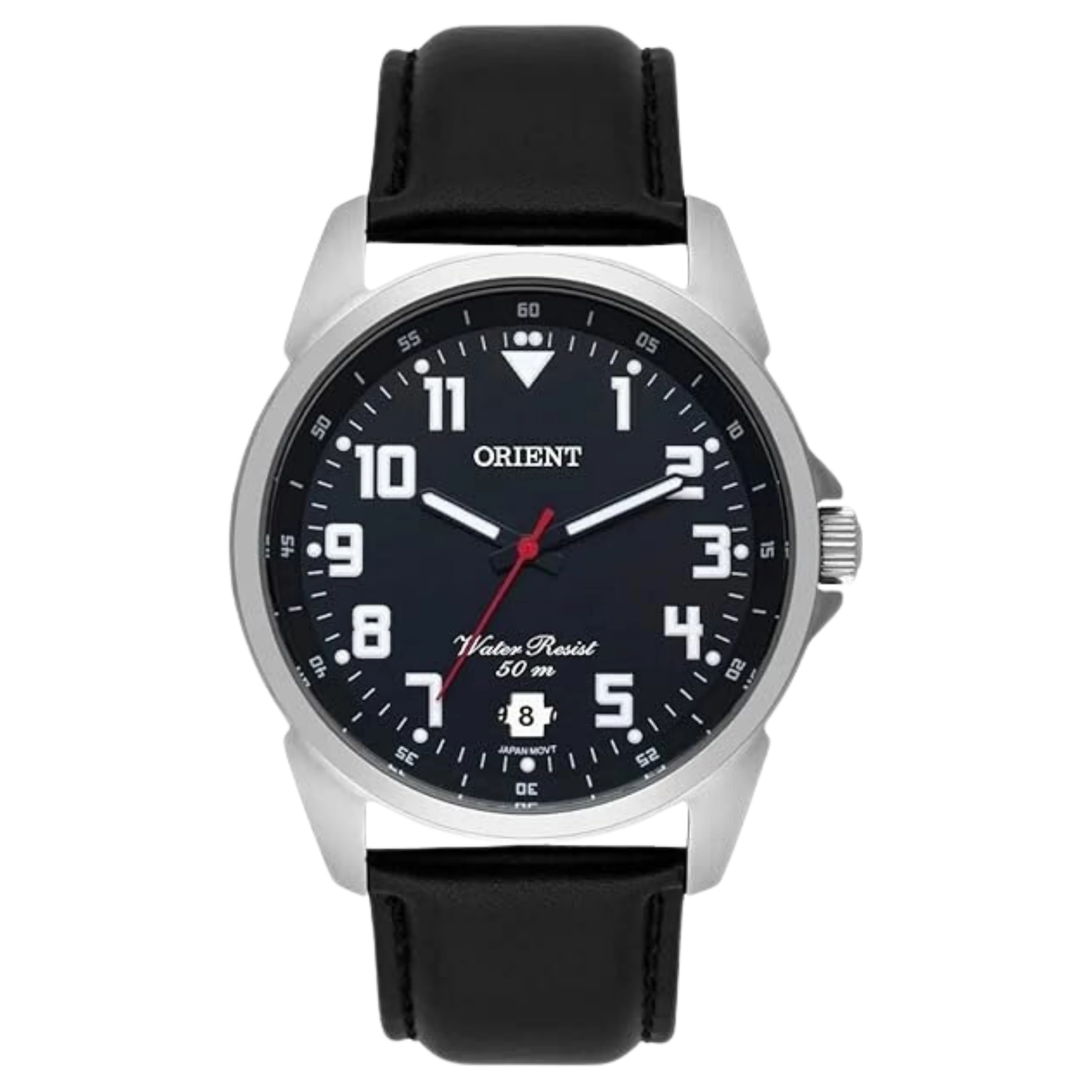 Relógio Orient Masculino Analógico Silicone Preta - MBSC1031 P2PX