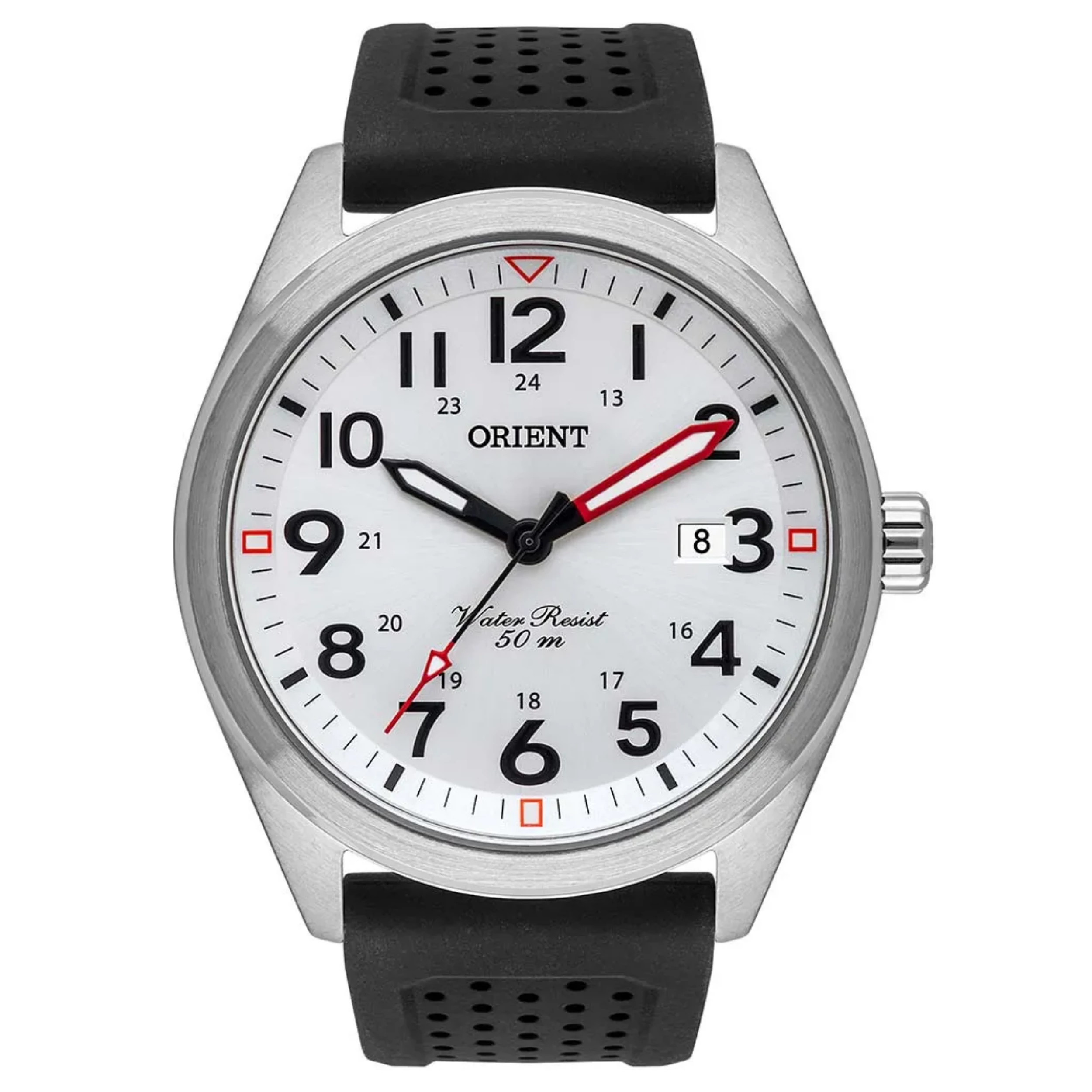 Relógio Orient Masculino Analógico Silicone Preto - MBSP1028 S2PX