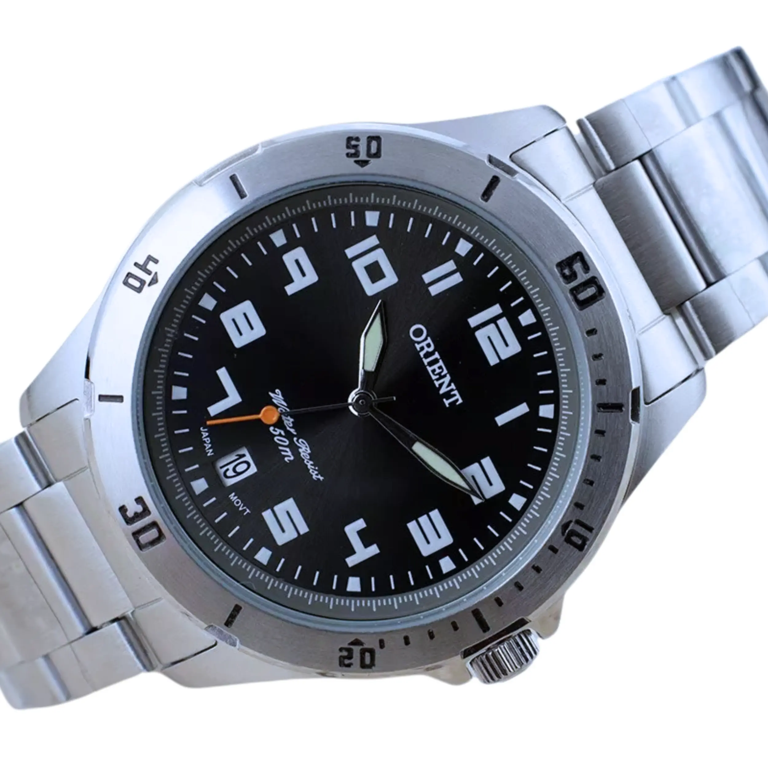 Relógio Orient Masculino Analógico Metal Prata - MBSS1155A G2SX - Imagem 4