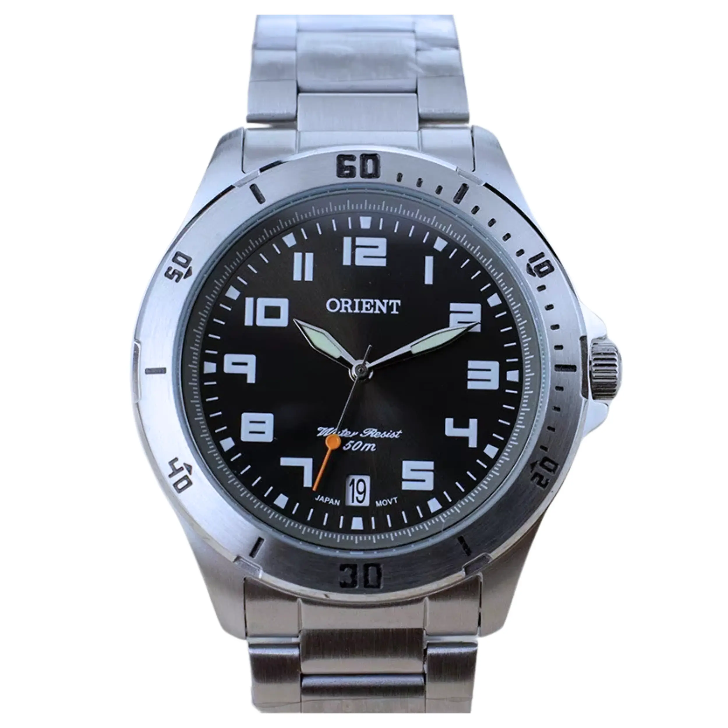 Relógio Orient Masculino Analógico Metal Prata - MBSS1155A G2SX - Imagem 3