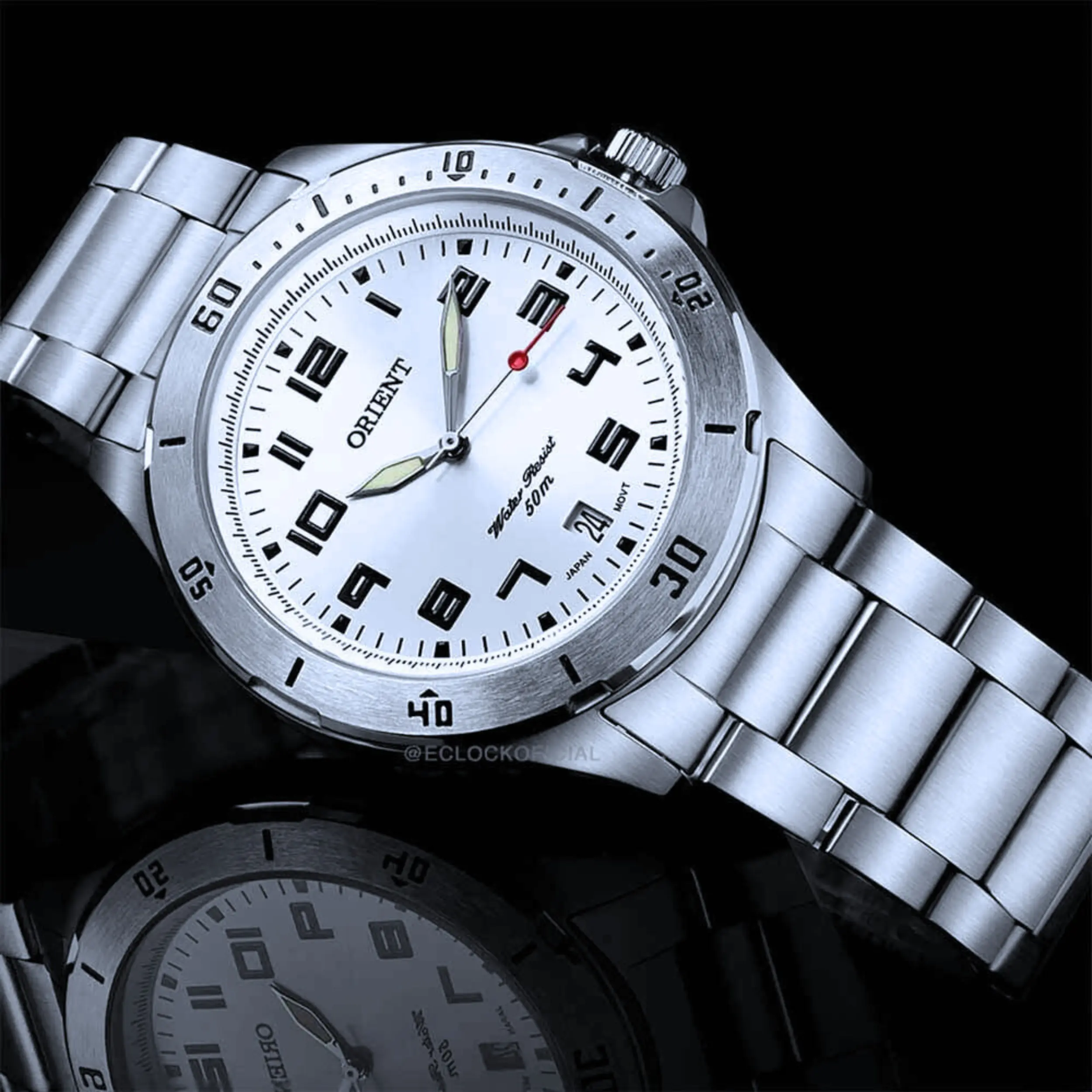 Relógio Orient Masculino Analógico Metal Prata - MBSS1155A S2SX - Imagem 5