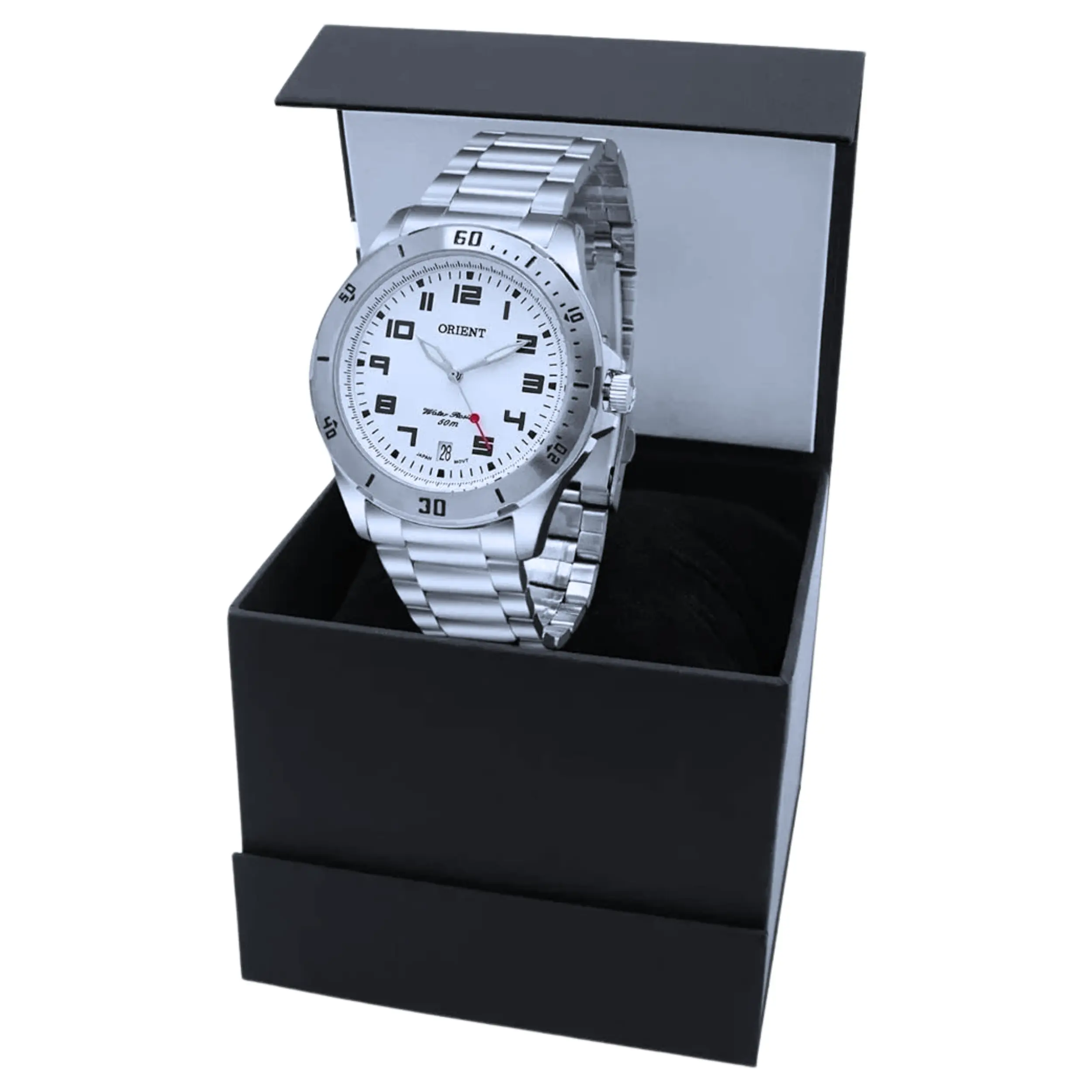 Relógio Orient Masculino Analógico Metal Prata - MBSS1155A S2SX - Imagem 6