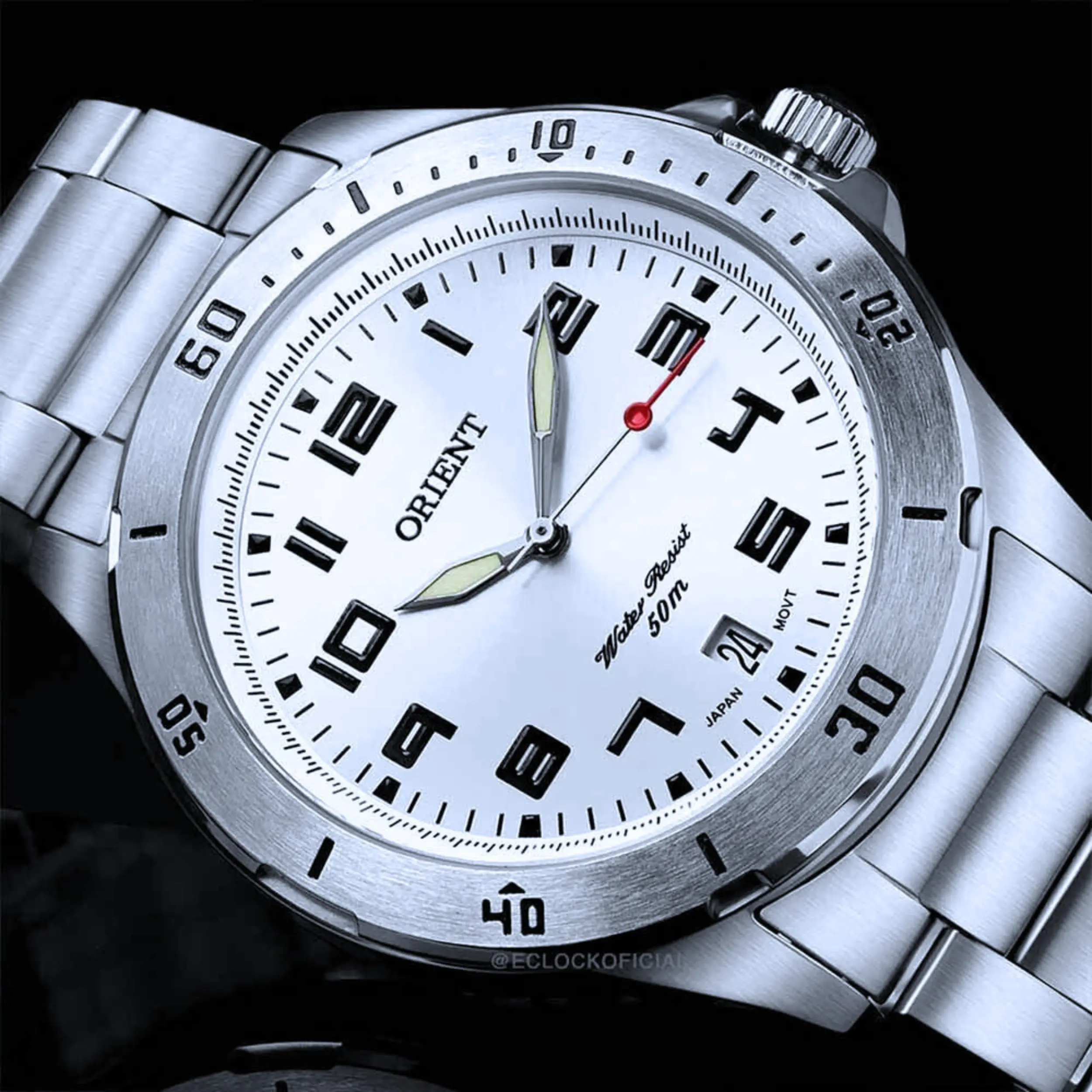 Relógio Orient Masculino Analógico Metal Prata - MBSS1155A S2SX - Imagem 3