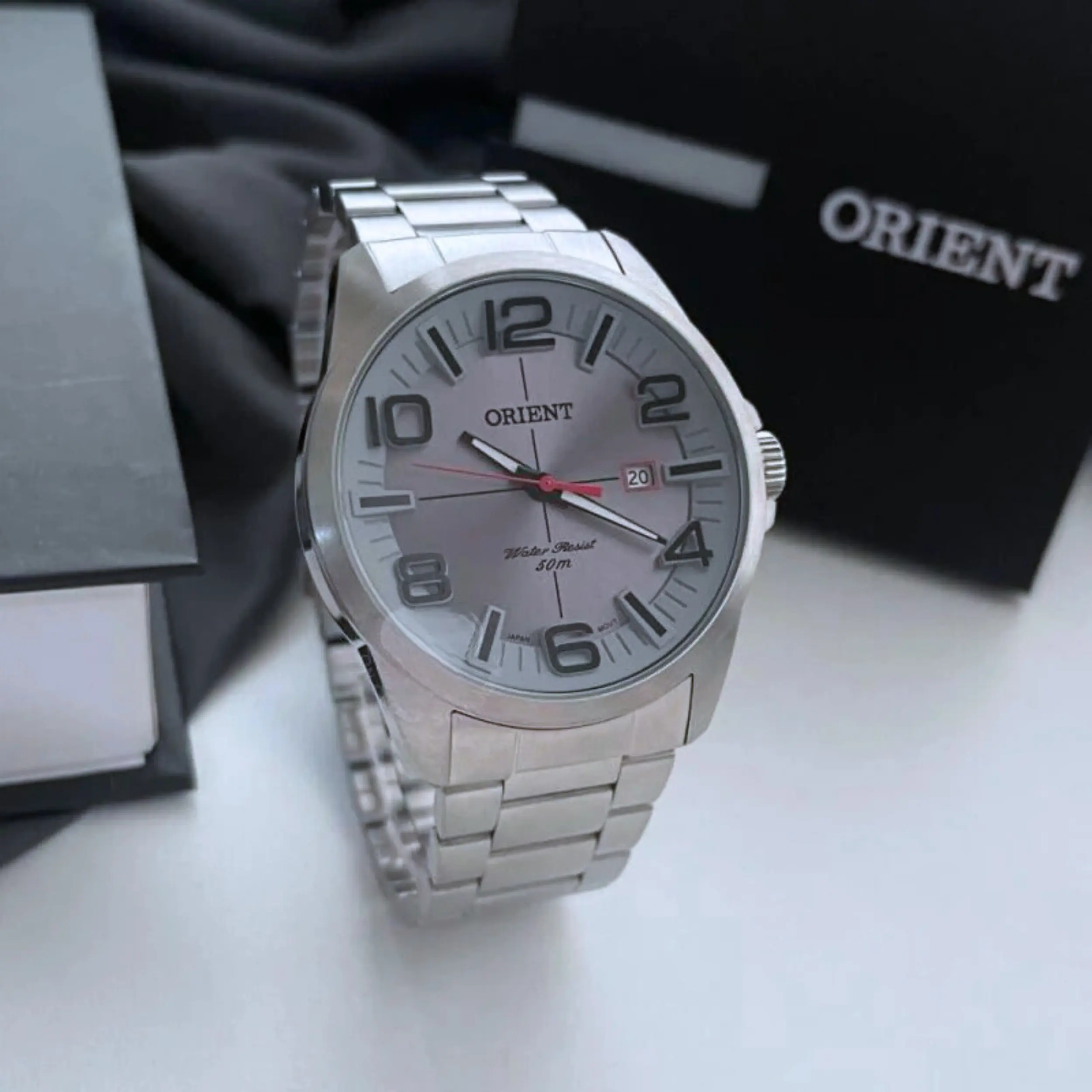 Relógio Orient Masculino Analógico Metal Prata - MBSS1289 G2SX - Imagem 4