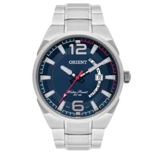 Relógio Orient Masculino Analógico Metal Prata - MBSS1336