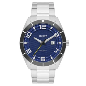 Relógio Orient Masculino Analógico Metal Prata -  MBSS1488 D2SX