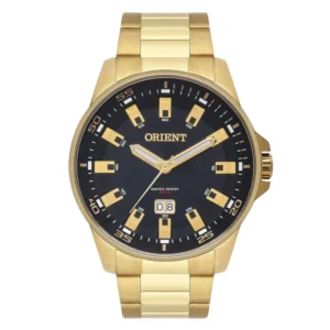 Relógio Orient Masculino Analógico Metal Dourado -  MGSS1218 P1KX