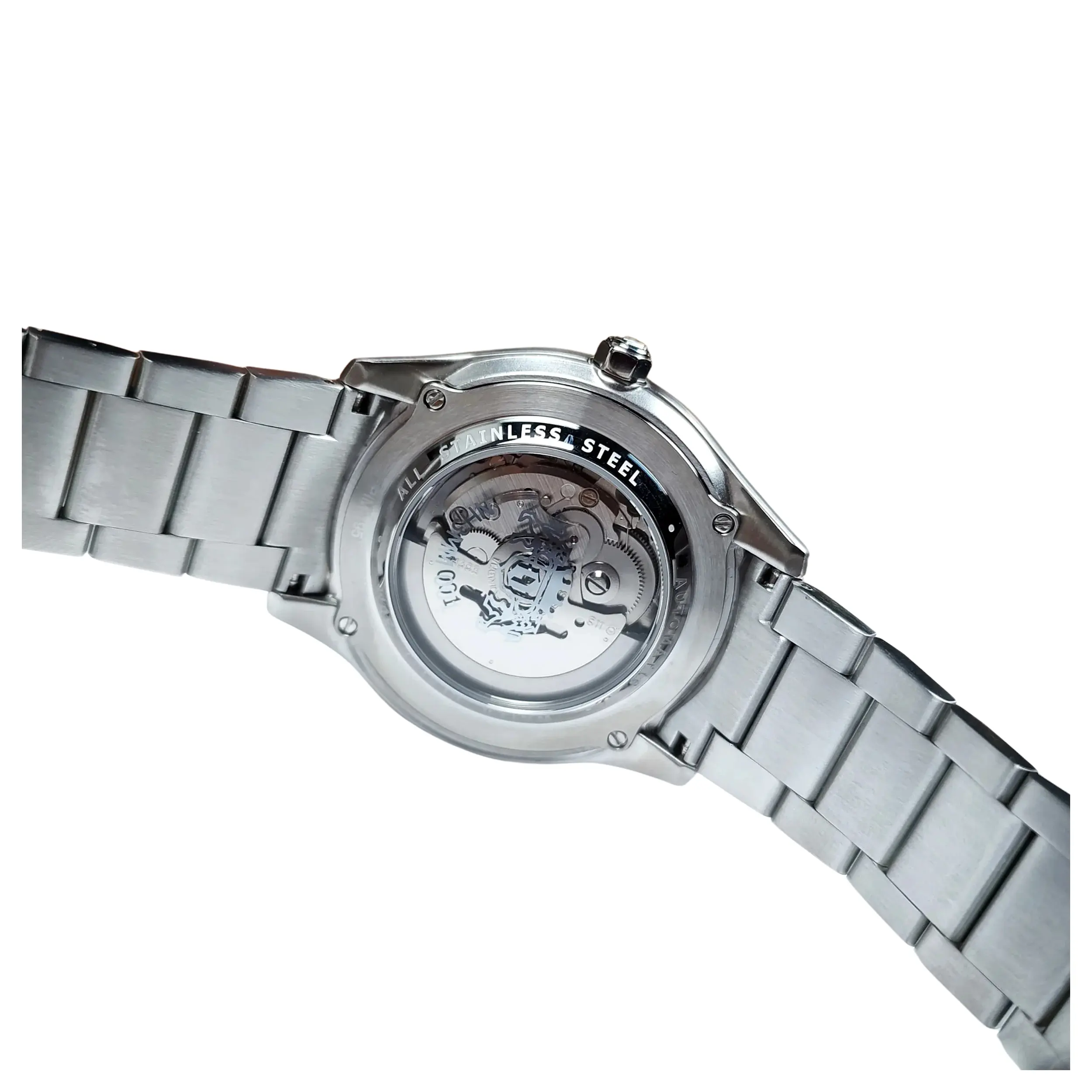 Relógio Orient Masculino Automático Metal Prata - NH3SS005 G1SX - Imagem 5