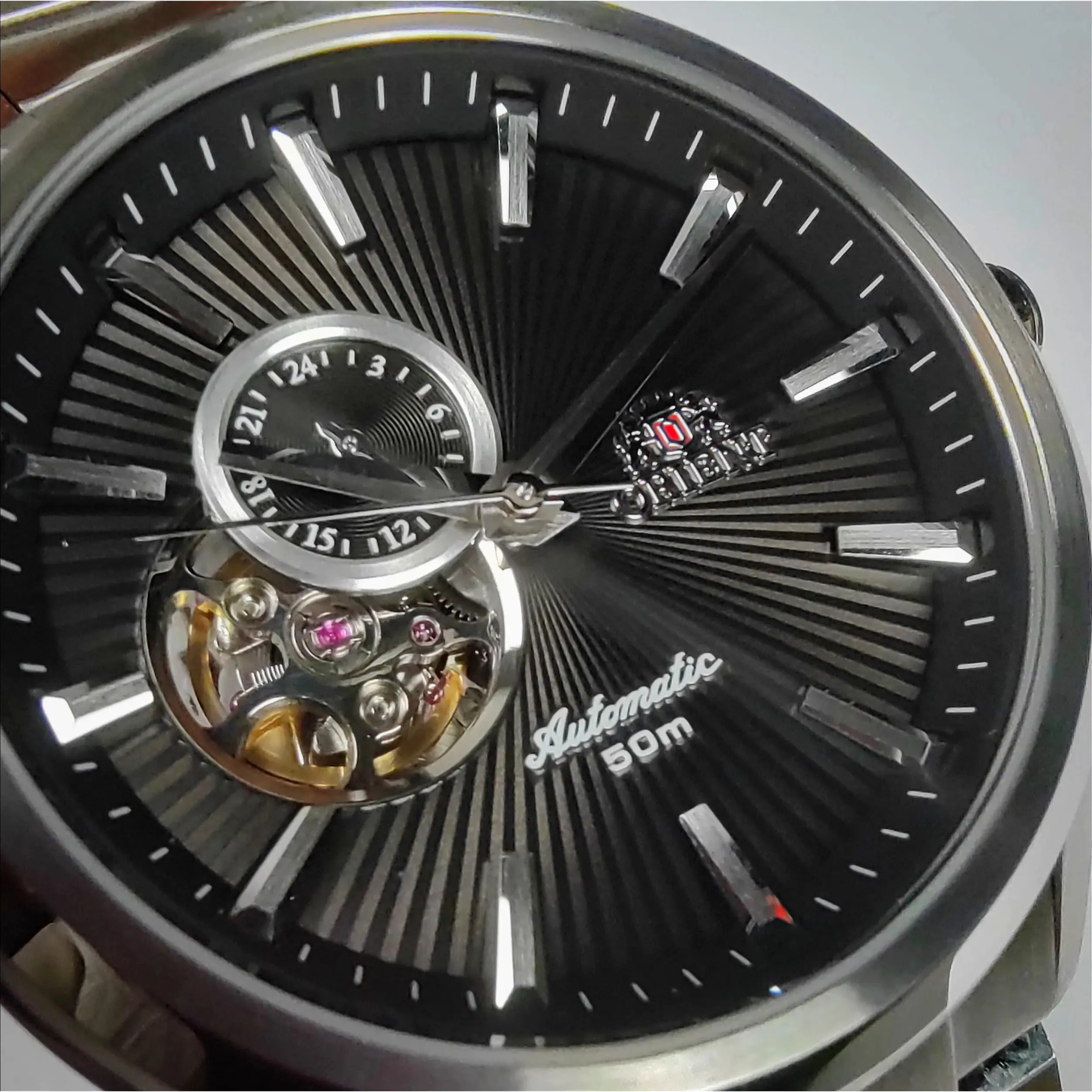 Relógio Orient Masculino Automático Metal Prata - NH3SS005 G1SX - Imagem 3