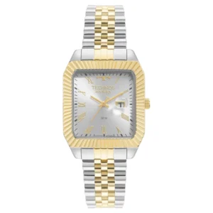 Relógio Technos Unissex Analógico Metal Bicolor - 2015CEF/1K