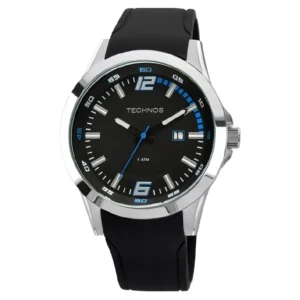 Relógio Technos Masculino Analógico Silicone Preto - 2115KPT/8A