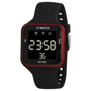 Relógio X-Watch Masculino Digital Silicone Preto - XGPPD101W PXPX