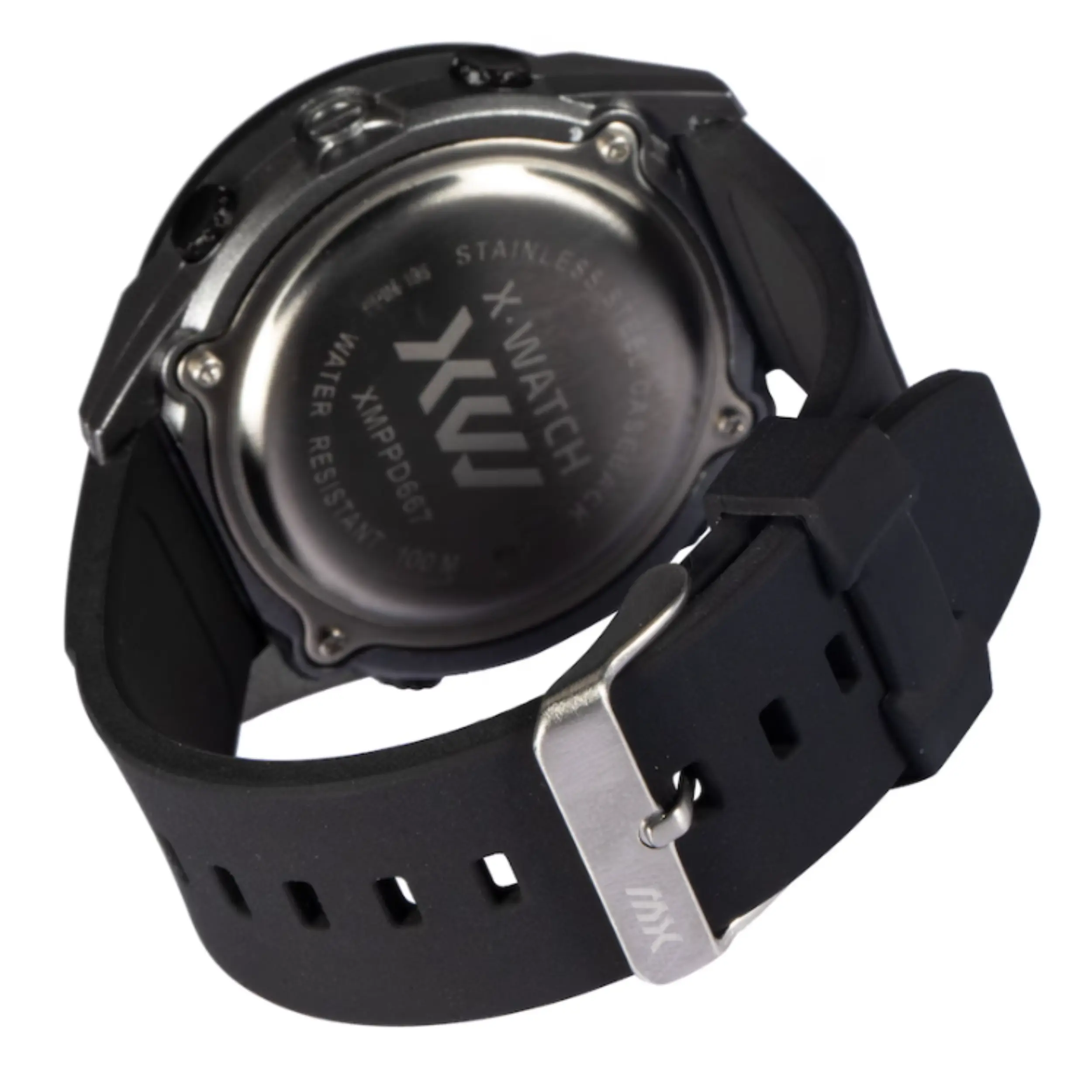 Relógio X-Watch Masculino Digital Silicone Preto - XMPPD667 PXPX - Imagem 3