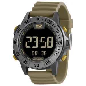 Relógio X-Watch Masculino Digital Silicone Bege - XMPPD696 PXEX