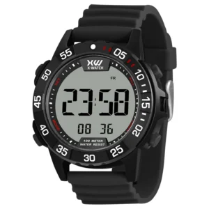Relógio X-Watch Masculino Digital Silicone Preto - XMPPD697 BXPX