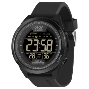 Relógio X-Watch Masculino Digital Silicone Preto - XMPPD700 PXPX