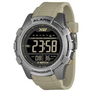 Relógio X-Watch Masculino Digital Silicone Bege - XMPPD708 PXTX