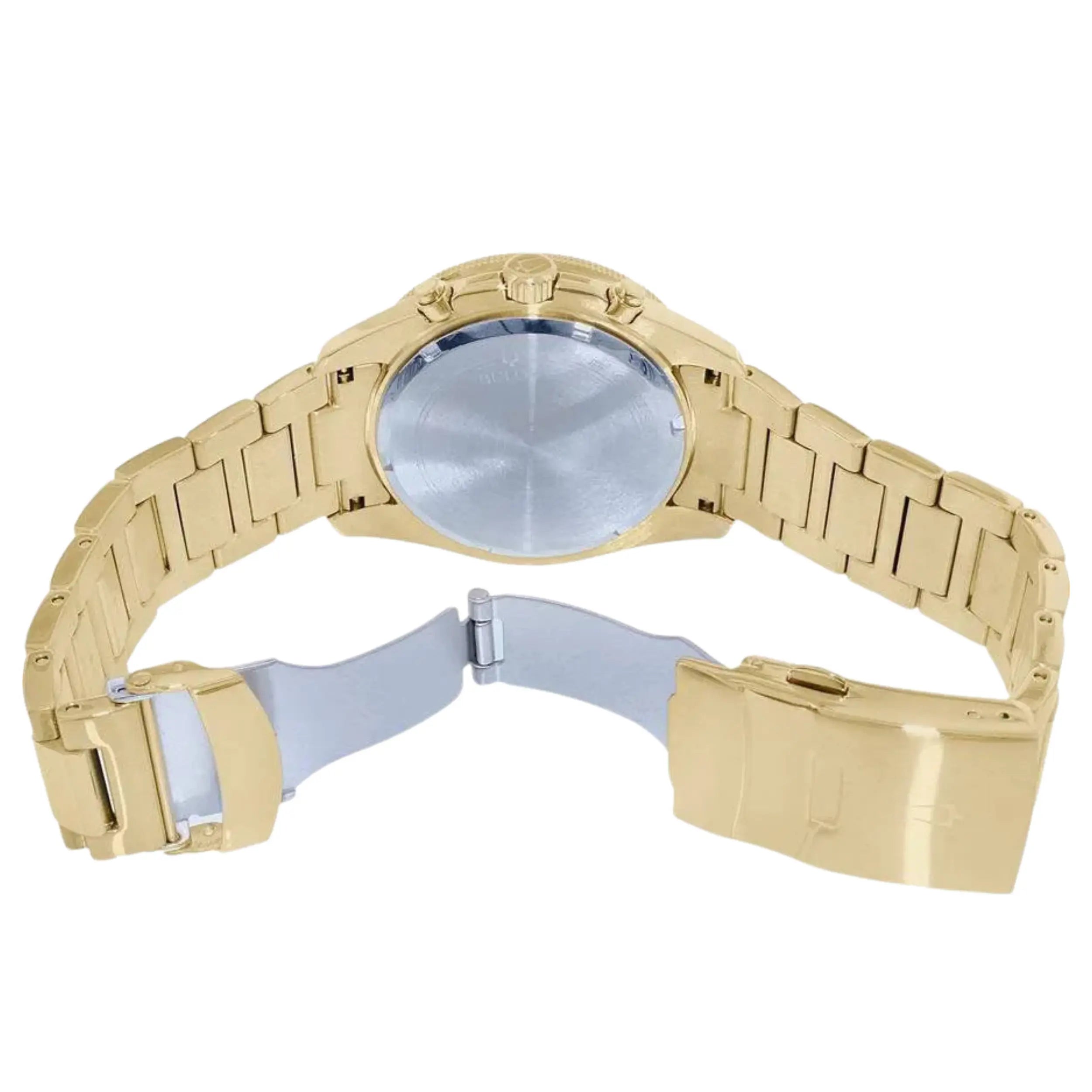 Relógio Bulova Masculino Cronográfo Metal Dourado - 98B250 - Imagem 4