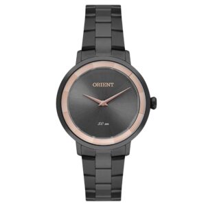 Relógio Orient Feminino Analógico Metal Preto - FYSS0005 G1GX