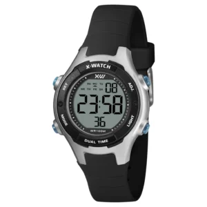 Relógio X-Watch Unissex Digital Silicone Preto - XKPPD094 BXPX